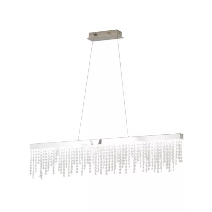   EGLO 39284 LED függelék 32W 115x9cm króm/kristály Antelao