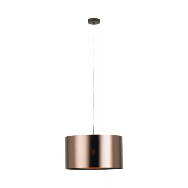 EGLO 39356 függeszték E27 60W 45cm barna/vréz Saganto