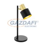 EGLO 39387 Asztali lámpa E27 1x60W fekete/arany Fiumara