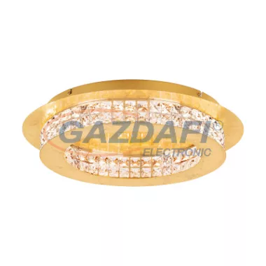 EGLO 39405 LED mennyezeti lámpa.10x3, 15W arany/kristály Principe
