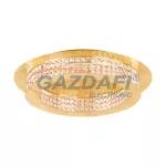   EGLO 39406 LED mennyezeti lámpa.14x3, 15W arany/kristály Principe