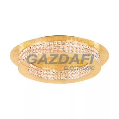 EGLO 39406 LED mennyezeti lámpa.14x3, 15W arany/kristály Principe