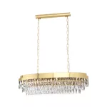   EGLO 39462 Függeszték E14 10x40W arany/kristály Valparaiso