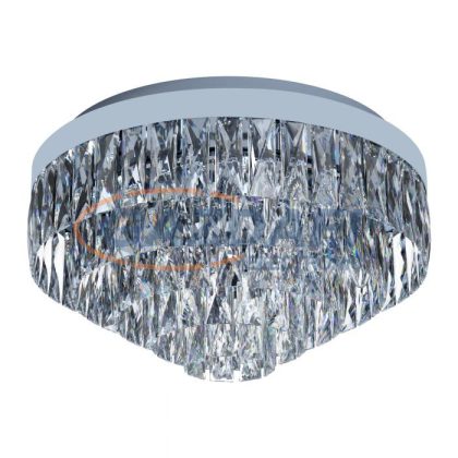   EGLO 39489 Mennyezeti lámpa E14 8x40W króm/kristály Valparaiso