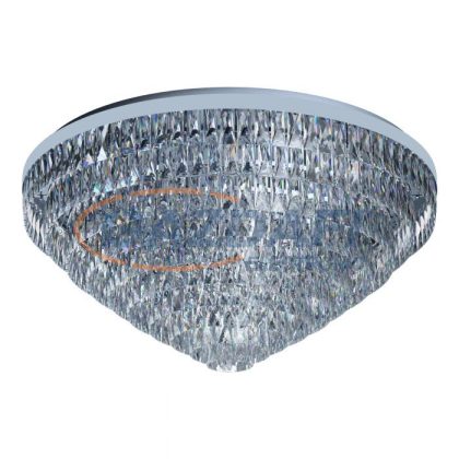   EGLO 39493 Mennyezeti lámpa E14 25x40W króm/kristály Valparaiso