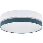 EGLO 39553 Mennyezeti.E27 3x60Wfehér/kék/ezüstSpaltini