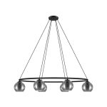   EGLO 39578 Függeszték.E14 6x25Wfekete/átlátszófeketeDaguella