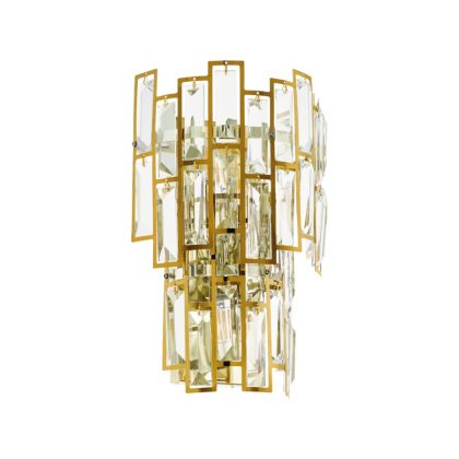 EGLO 39615 Fali E14 3x25W réz/kristály Calmeilles