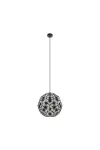 EGLO 39618 Függeszték E27 1x60W 41cm fek Skoura1