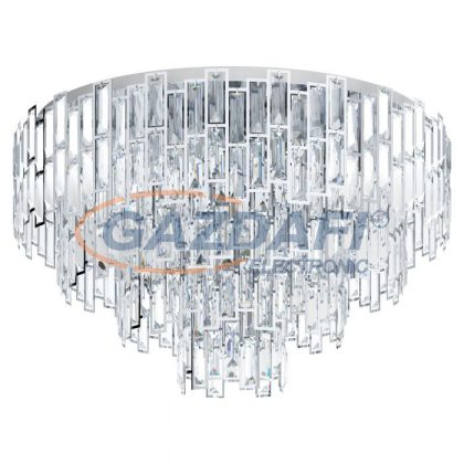   EGLO 39625 Mennyezeti lámpa E14 10x25W78cm króm/kristály Calmeilles