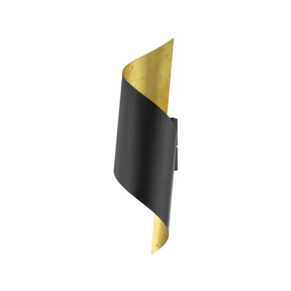 EGLO 39654 Fali E27 1x40W fekete/arany Jabaloyas