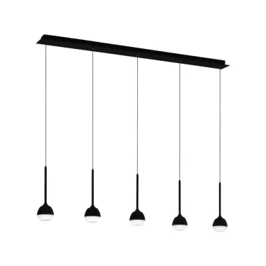 EGLO 39712 LED függeszték 5x4,5W fekete Nucetto