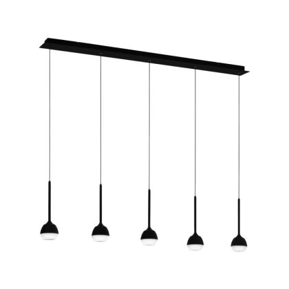 EGLO 39712 LED függeszték 5x4,5W fekete Nucetto