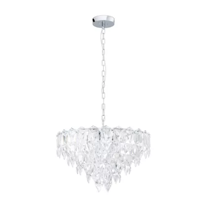 EGLO 39724 Függeszték E14 10x40W króm Carvario