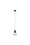 EGLO 39725 LED függeszték GU10 1x5W fekete/átlátszó Molineros