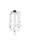 EGLO 39738 Függeszték.E27 9x40W fekete/fehér Bernabetta