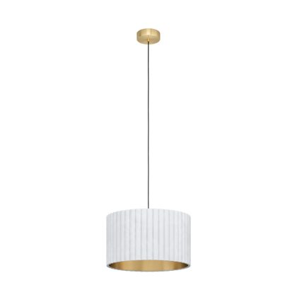 EGLO 39765 Függeszték.E27 1x40Wfehér/csiszréz Tamaresco