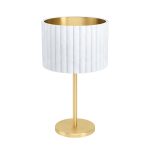 EGLO 39766 Asztali E27 1x40Wfehér/csiszoltrézTamaresco