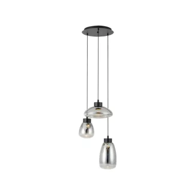 EGLO 39784 LEDfüggeszték 3x6W 3000K 1140Lmfk/átlátszó Sarnarra