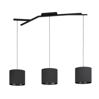 EGLO 39886 Függeszték E27 3x40W fekete Balnario