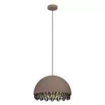 EGLO 39948 Függeszték.E27 1x40W mokka/arany Gaetano2
