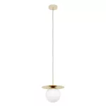 EGLO 39952 Függ.E27 1x40W csiszréz/opál Arenales