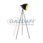 EGLO 43008 állólámpa E27 1x60W fekete/arany Hunningham