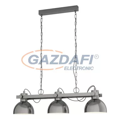   EGLO 43168 Függeszték E27 3x28W antiknikkel/krém Lubenham1
