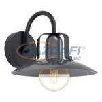   EGLO 43206 Fali lámpa E27 1x28W antik nikkel/fekete Kenilworth