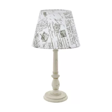 EGLO 43242 Asztali lámpa E14 1x40W fehérpat Larache1