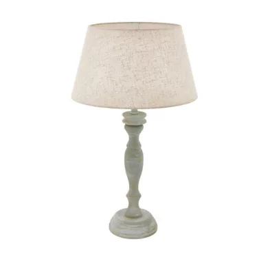 EGLO 43246 Asztali lámpa E27 1x60W szürkepatina/krém Lapley