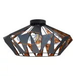 EGLO 43399 MennyezetiE27 1x60Wfekete/vrézCarlton6