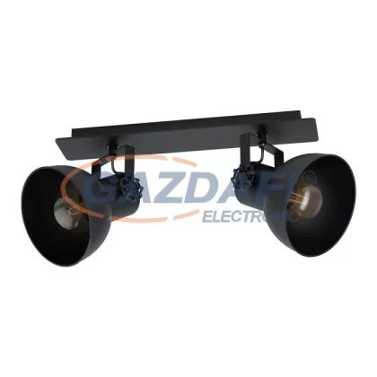 EGLO 43432 Fali/mennyezeti.E27 2x40W fekete Barnstaple