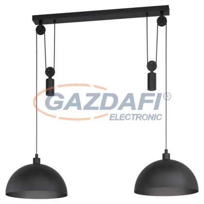 EGLO 43436 Függeszték E27 2x40W fekete Winkworth1
