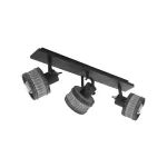 EGLO 43446 Fali/ mennyezeti lámpa E27 3x28W szürke Turrock