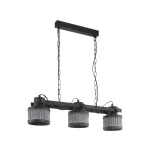 EGLO 43447 Függeszték E27 3x28W szürke Turrock