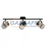 EGLO 43495 Fali/mennyezeti E27 3x10Wfekete/bézsRuscomb