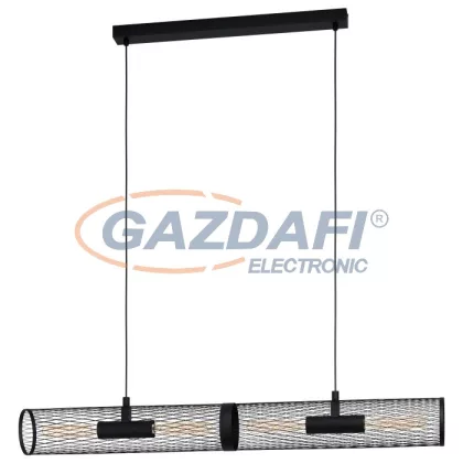 EGLO 43534 Függeszték E27 4x40W fekete Redcliffe