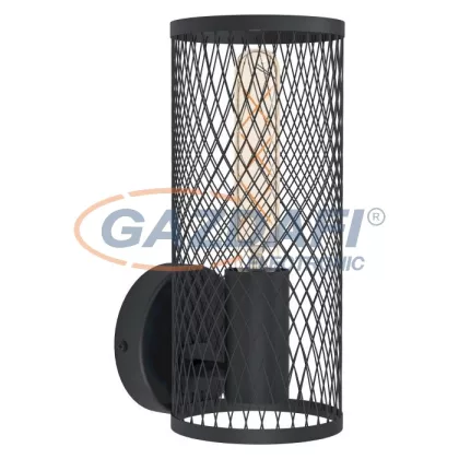 EGLO 43538 Fali E27 1x40W fekete Redcliffe