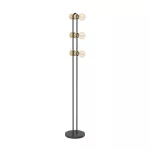 EGLO 43544 Álló E27 3x28W fekete/fa Chieveley