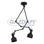 EGLO 43562 mennyezeti lámpa E27 2x28W fekete Takeley