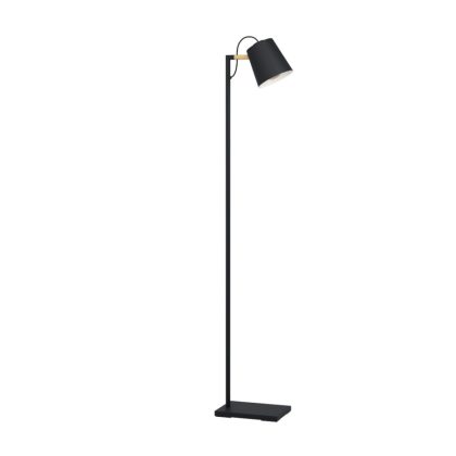 EGLO 43614 Álló E27 1x40W fekete/fa Lacey