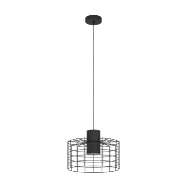 EGLO 43627 Függeszték E27 1x40W 38cm fekete Milligan