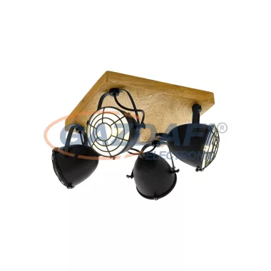 EGLO 49079 Mennyezeti E14 4x40W fa/fekete Gatebeck