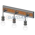 EGLO 49103 Fali E27 3x60W anitk ezüst/bronz Goldcliff