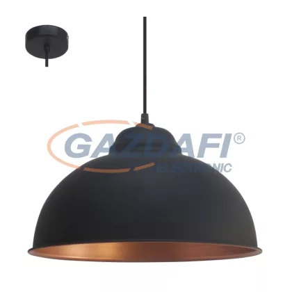 EGLO 49247 függeszték E27 60W fekete 37cm Vintage