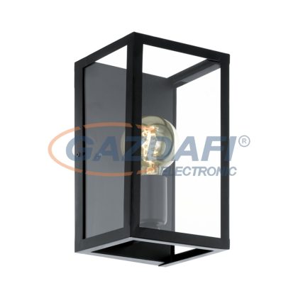 EGLO 49394 Fali E27 60W 16x25cm fekete/üveg Charterhouse