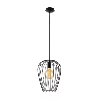 EGLO 49472 függeszték E27 60W fekete Newtown