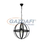 EGLO 49516 függeszték lámpa E27 1x60W fekete Barnaby