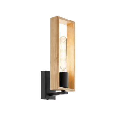 EGLO 49698 Fali E27 1x60W fekete/fa Littleton EGLO 49698 Fali E27 1x60W fekete/fa Littleton
